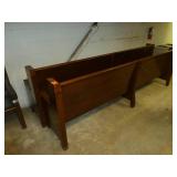 Light Solid Oak Benches x 2 Light Solid Oak Benches x 2
