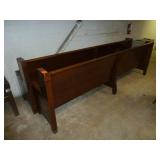 Light Solid Oak Benches x 2 Light Solid Oak Benches x 2