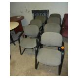 Gray Office Chairs x 7 Gray Office Chairs x 7