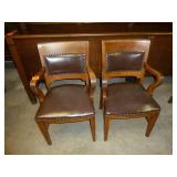 Antique Oak Chairs x 2 Antique Oak Chairs x 2