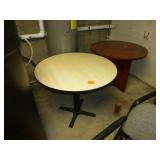 36" Round Office Desks x 2 36" Round Office Desks x 2