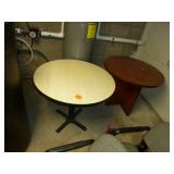 36" Round Office Desks x 2 36" Round Office Desks x 2