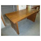 Solid Oak Library Table 5 Solid Oak Library Table 5