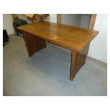 Solid Oak Library Table 5 Solid Oak Library Table 5