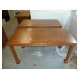 Solid Oak Library Desks x 2 Solid Oak Library Desks x 2