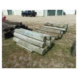 Treated Posts 9" x 6 Treated Posts 9" x 6