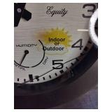 Equity Indoor/Outdoor Wall Clock
