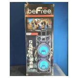 beFree Sound Dual 12 Inch Subwoofer Portable Bluetooth Party Speaker with LED Lights