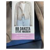 Steve Madden BB Dakota Faux Suede Jacket. Brand New. Color: Bone Size: Small