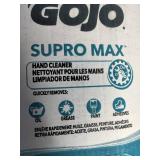 2000 mL (67 US/EU FL OZ) refill of GOJO SUPRO MAX Hand Cleaner, designed for heavy-duty cleaning.