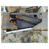 QMP1-16-10 TECOTRIC 3/8" Thick Quick Tach Cut Out Mount Plate