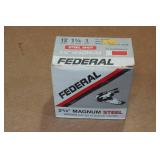 25 Federal 12 Ga 2-3/4" Magnum Steel 1 Shot Shotshells