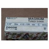 10 Fiocchi 12 Ga 2-3/4" Magnum 5 Shot Turkey Shotshells