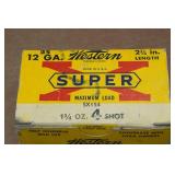 25 Western Super-X 12 Ga 2-3/4" 4 Shot Shotshells