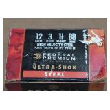 25 Federal Ultra Shok 12 Ga 3" Steel BB Shot Shotshells