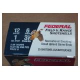 25 Federal Field & Range 12 Ga 2-3/4" 6 Shot Shotshells