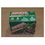 20 Federal Small Game and Dove 12 Ga 2-3/4" 8 Shot Shotshells
