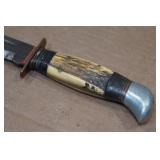 Vintage Stag Handle Knife