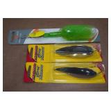 South Bend Trophy Tail Jr and 2 Johnson Silver Minnow Lures