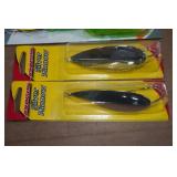 South Bend Trophy Tail Jr and 2 Johnson Silver Minnow Lures