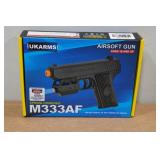 UKArms M333AF Spring Powered Airsoft Gun with Laser