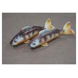 Vintage Salt and Pepper Shaker Set - Walleye