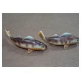 Vintage Salt and Pepper Shaker Set - Walleye