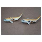 Vintage Salt and Pepper Shaker Set - Walleye