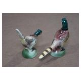 Vintage Salt and Pepper Shaker Set - Pheasants