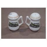 Vintage Salt and Pepper Shaker Set - Fishing Hall of Fame