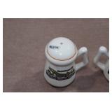 Vintage Salt and Pepper Shaker Set - Fishing Hall of Fame