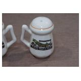 Vintage Salt and Pepper Shaker Set - Fishing Hall of Fame