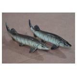 Vintage Salt and Pepper Shaker Set - Sturgeon