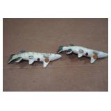 Vintage Salt and Pepper Shaker Set - Sturgeon