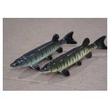 Vintage Salt and Pepper Shaker Set - Muskellunge