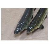 Vintage Salt and Pepper Shaker Set - Muskellunge