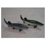 Vintage Salt and Pepper Shaker Set - Muskellunge