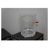 *4* Lucky Shot Whiskey Glasses with Embedded Bullets