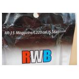 3 RWB 30 Round AR-Format Magazines