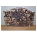 Antique Collector Wooden Wall Sign