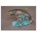 Vintage Salt and Pepper Shaker Set - Pickerel & Black Bass