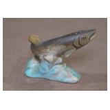Vintage Salt and Pepper Shaker Set - Pickerel & Black Bass