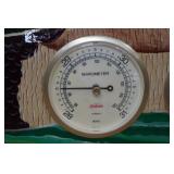 Vintage Sunbeam Mallard Shaped Barometer and Thermometer