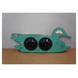 Vintage Sunbeam Mallard Shaped Barometer and Thermometer