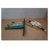 *2* Vintage Duck Lawn Ornaments Windmill