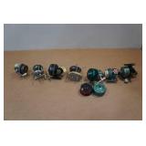 Assorted VIntage Fishing Reels - Johnson, Heddon