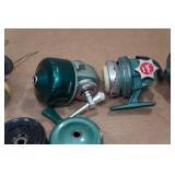 Assorted VIntage Fishing Reels - Johnson, Heddon