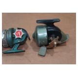 Assorted VIntage Fishing Reels - Johnson, Heddon