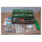 Vintage Tackle Box with Assorted Tackle