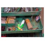 Vintage Tackle Box with Assorted Tackle